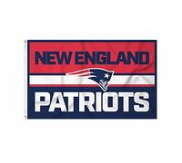 Rico Industries Drapeau NFL Football New England Patriots Bold 0,9 x 1,5 m - Intérieur ou extérieur - Décoration d'intérieur