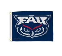 Rico Industries Drapeau utilitaire bleu NCAA Florida Atlantic Owls - Double face - Idéal pour bateau/voiturette de golf/maison, etc.