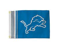 Rico Industries Drapeau utilitaire NFL Detroit Lions Stripes 30,5 x 43,2 cm - Double face - Idéal pour bateau, chariot de golf, maison, etc.