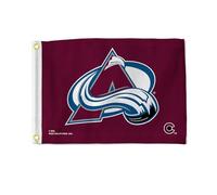 Rico Industries Drapeau utilitaire NHL Hockey Colorado Avalanche marron - Double face - Idéal pour bateau/voiturette de golf/maison, etc.