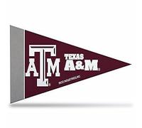Rico Industries Fan Shop Decor NCAA Texas A&M Aggies Lot de 8 fanions classiques de 10 à 22 cm Couleur de l'équipe 10 x 23 cm