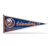 Rico Industries Fanion classique en feutre doux des Islanders de New York de la LNH - 30,5 x 76,2 cm - EZ à accrocher - Décoration d'intérieur (salle de jeux, cave, chambre)