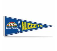 Rico Industries Fanion mural rétro en feutre NBA Basketball Denver Nuggets 30,5 x 76,2 cm - Idéal pour la maison, la chambre à coucher, la cave