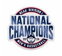 Rico Industries Fanion NCAA Connecticut Huskies - UCONN 2024 Champions nationaux de basket-ball pour homme