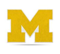 Rico Industries Fanion NCAA Michigan Wolverines NCAA Primary Logo Shape Cut Fanion, couleur de l'équipe, empreinte de l'article : 18 pi x 18 pi