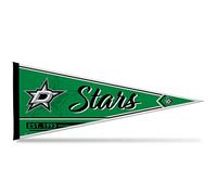 Rico Industries Fanions classiques en feutre doux NHL Dallas Stars - 30,5 x 76,2 cm - EZ à accrocher - Décoration d'intérieur (salle de jeux, cave, chambre)