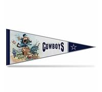 Rico Industries Fanions en feutre NFL Football Dallas Cowboys The Fan par Gary Patterson 30,5 x 76,2 cm - Idéal pour la maison/la chambre à coucher/la décoration de grotte d'homme