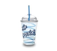 Rico Industries NASCAR Kevin Harvick Racing Gobelet en acrylique de 355 ml avec couvercle à charnière pour jeunes, gobelet sous licence officielle avec paille tourbillonnante, pour les fans de NASCAR