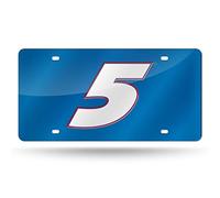 Rico Industries NASCAR Kyle Larson #5 Étiquette découpée laser 12" x 6" pour voiture/camion/SUV - Décor automobile