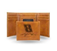 Rico Industries NASCAR Racing Kyle Busch No. 8 Portefeuille à trois volets gravé au laser pour homme