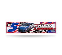 Rico Industries NASCAR Racing Kyle Larson N° 5 Plaque de rue en métal 10,2 x 38,1 cm Décoration d'intérieur - Chambre - Bureau - Man Cave