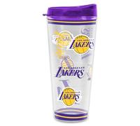 Rico Industries NBA Basketball Los Angeles Lakers Mayhem Gobelet Tritan à double paroi 591 ml