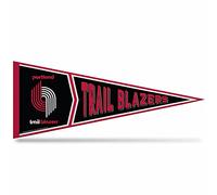 Rico Industries NBA Basketball Portland Trail Blazers Retro 12" x 30" Felt Wall Décor Pennant - Great for Home/Bed Room/Man Cave Décor