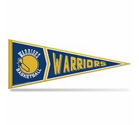 Rico Industries NBA Golden State Warriors Fanions en feutre doux 30,5 x 76,2 cm avec carte en-tête 30,5 x 76,2 cm - Idéal pour la maison/chambre à coucher/décoration de grotte d'homme