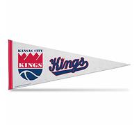 Rico Industries NBA Sacramento Kings Fanion rétro en feutre doux 30,5 x 76,2 cm - À accrocher - Décoration d'intérieur (salle de jeux, cave, chambre à coucher)