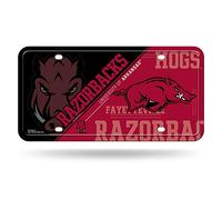 Rico Industries NCAA Abilene Christian Wildcats Métal Auto Tag, Noir