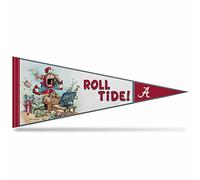 Rico Industries NCAA Alabama Crimson Tide The Fan par Gary Patterson 30,5 x 76,2 cm Décoration murale en feutre - Idéal pour la maison/la chambre à coucher/la décoration de grotte d'homme