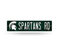 Rico Industries NCAA Angelo State Rams Haute résolution Plastique Plaque de Rue, Noir