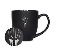Rico Industries NCAA Arizona State Sun Devils - ASU Main - Tasse de bistro noir mat pour boissons chaudes ou froides - Logo de l'équipe gravé pour une sensation unique 473 ml