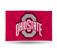 Rico Industries NCAA Bannière Drapeau 0,9 m par 1,5 m, Nylon, Ohio State Buckeyes, 3x5 Foot
