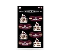 Rico Industries NCAA Clemson Tigers Tatouages temporaires à peler et coller - Noir - Approuvé le jour du match