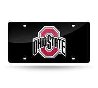Rico Industries NCAA Découpe Laser Plaque d'immatriculation, LZC300102, Ohio State Buckeyes