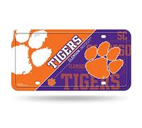 Rico Industries NCAA en métal Auto Tag, Mixte, MTG120202, Team Color, 12" x 6"