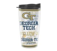 Rico Industries NCAA Georgia Tech Yellow Jackets - GT Gobelet isotherme à double paroi en Tritan Mayhem pour garder les boissons froides et chaudes, fabriqué aux États-Unis