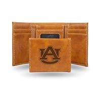 Rico Industries NCAA Portefeuille à Trois Plis gravés au Laser Marron, LETRI150201BR, Marron, 5.75 x 7-inches