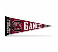 Rico Industries NCAA South Carolina Gamecocks Exclusive 12" x 30" Felt Wall Décor Pennant - Great for Home/Bed Room/Man Cave Décor