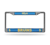 Rico Industries NCAA UCLA Bruins Bling Chrome License Plate Frame with Glitter Accent