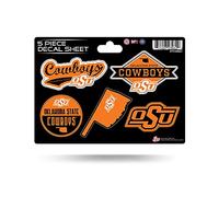 Rico Industries NCAA Virginia Tech Hokies Lot de 5 feuilles d'autocollants découpés