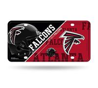 Rico Industries NFL Atlanta Falcons Plaque d'immatriculation Unisexe en métal pour Falcons d'Atlanta, Couleur de l'équipe, Taille Unique