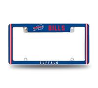 Rico Industries NFL Buffalo Bills Alternate Cadre de Plaque d'immatriculation Automobile chromé 30,5 x 15,2 cm pour Voiture/Camion/SUV