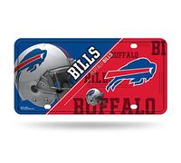 Rico Industries NFL Buffalo Bills Plaque d'immatriculation Mixte Buffalo Bills Metalbuffalo Bills Plaque d'immatriculation Métal Couleur Team Taille Unique