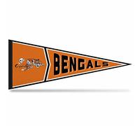 Rico Industries NFL Cincinnati Bengals Retro 30,5 x 76,2 cm Fanions en feutre doux - À accrocher - Décoration d'intérieur (salle de jeux, cave, chambre à coucher)