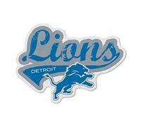 Rico Industries NFL Detroit Lions Fanion coupe en forme de vieilli - Décoration de maison et de salon - Feutre doux EZ à accrocher 45,7 x 0,10 x 45,7 cm