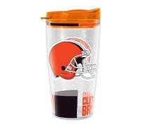 Rico Industries NFL Football Cleveland Browns Gobelet classique double paroi Tritan 473 ml