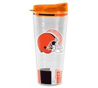 Rico Industries NFL Football Cleveland Browns Gobelet classique double paroi Tritan 591 ml