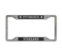Rico Industries NFL Football Pittsburgh Steelers Cadre de Plaque d'immatriculation en étain 30,5 x 15,2 cm