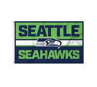 Rico Industries NFL Football Seattle Seahawks Drapeau Audacieux 0,9 x 1,5 m - Intérieur ou extérieur - Décoration d'intérieur