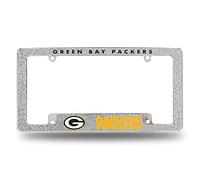 Rico Industries NFL Green Bay Packers Cadre de Plaque d'immatriculation chromé pour Voiture/Camion/SUV 3,5 x 1,8 m