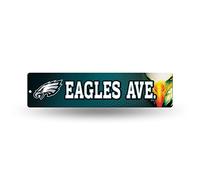 Rico Industries NFL Haute résolution Plastique Plaque de Rue, Green, 4" x 16"