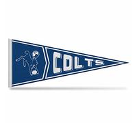 Rico Industries NFL Indianapolis Colts Retro 30,5 x 76,2 cm Fanion en feutre doux - À accrocher - Décoration d'intérieur (salle de jeux, cave, chambre à coucher)