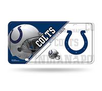 Rico Industries NFL Indianapolis Colts Unisex Indianapolis Colts License Plate Metalindianapolis Colts License Plate Metal, Team Color, One Size (6734548506)