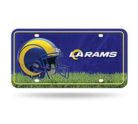 Rico Industries NFL Los Angeles Rams Metal License Plate Tag