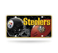 Rico Industries NFL Métal Auto Tag, Mixte, Team Color