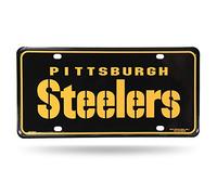 Rico Industries NFL Métal Auto Tag, Mixte, Team Color