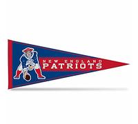 Rico Industries NFL New England Patriots Fanion en feutre doux pour décoration de maison/mur 30,5 x 76,2 cm