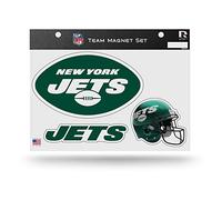 Rico Industries NFL New York Jets Die Cut Team Parure de draps aimantés 21,6 x 27,9 cm